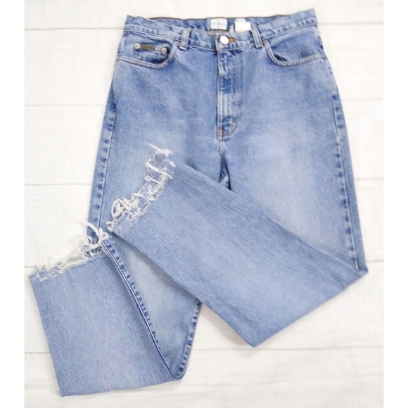 Calvin Klein Jeans Denim - Vintage 90's Calvin Klein High Waisted Mom Jeans